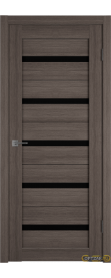 Дверь Atum 7 / Grey / Black Gloss / Владимирские двери