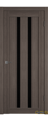 Дверь Atum 2 / Grey / Black Gloss / Владимирские двери