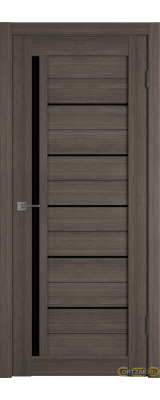 Дверь Atum 1 / Grey / Black Gloss / Владимирские двери