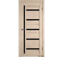 Дверь Atum 18 / Sand Vellum / Black Gloss / Владимирские двери