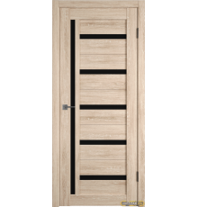 Дверь Atum 18 / Sand Vellum / Black Gloss / Владимирские двери