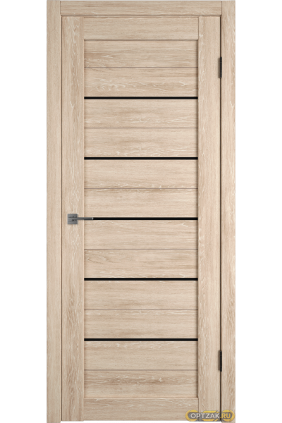 Дверь Atum 5 / Sand Vellum / Black Gloss / Владимирские двери