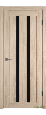 Дверь Atum 2 / Sand Vellum / Black Gloss / Владимирские двери