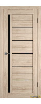 Дверь Atum 1 / Sand Vellum / Black Gloss / Владимирские двери