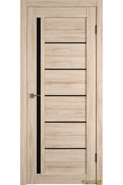 Дверь Atum 1 / Sand Vellum / Black Gloss / Владимирские двери