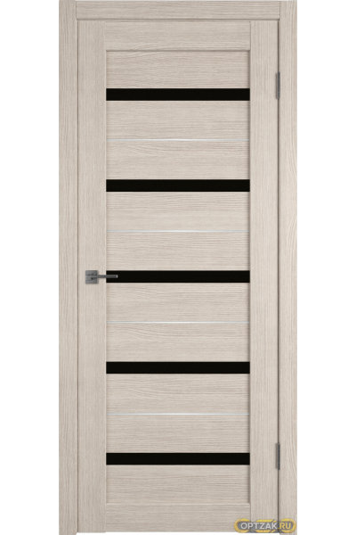 Дверь Atum Al 7 / Cappuccino / Black Gloss SM / Владимирские двери