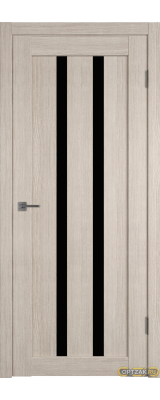 Дверь Atum 2 / Cappuccino / Black Gloss / Владимирские двери