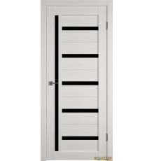 Дверь Atum 18 / Bianco / Black Gloss / Владимирские двери