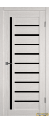 Дверь Atum 11 / Bianco / Black Gloss / Владимирские двери