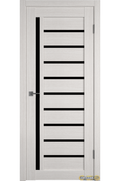 Дверь Atum 11 / Bianco / Black Gloss / Владимирские двери