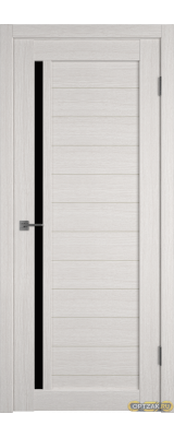Дверь Atum 9 / Bianco / Black Gloss / Владимирские двери
