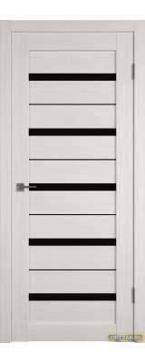 Дверь Atum Al 7 / Bianco / Black Gloss BM / Владимирские двери