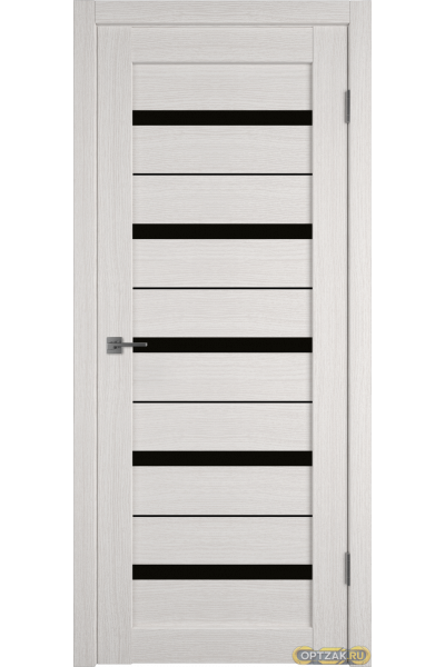 Дверь Atum Al 7 / Bianco / Black Gloss BM / Владимирские двери
