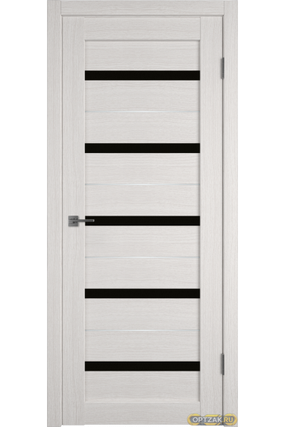 Дверь Atum Al 7 / Bianco / Black Gloss SM / Владимирские двери