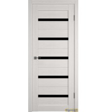 Дверь Atum 7 / Bianco / Black Gloss / Владимирские двери