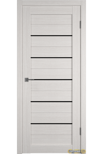 Дверь Atum 5 / Bianco / Black Gloss / Владимирские двери