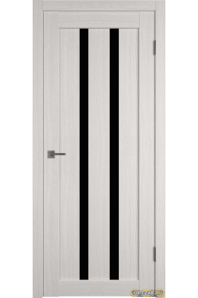 Дверь Atum 2 / Bianco / Black Gloss / Владимирские двери