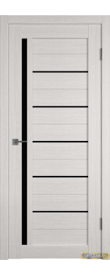 Дверь Atum 1 / Bianco / Black Gloss / Владимирские двери