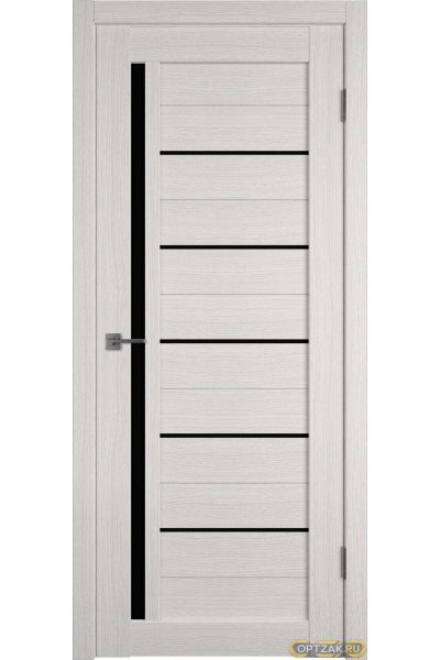 Дверь Atum 1 / Bianco / Black Gloss / Владимирские двери