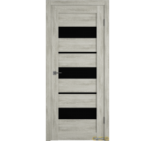 Дверь Atum 23 / Lin Vellum / Black Gloss / Владимирские двери