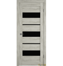 Дверь Atum 23 / Lin Vellum / Black Gloss / Владимирские двери
