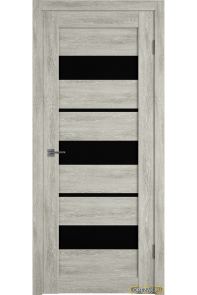 Дверь Atum 23 / Lin Vellum / Black Gloss / Владимирские двери