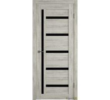 Дверь Atum 18 / Lin Vellum / Black Gloss / Владимирские двери