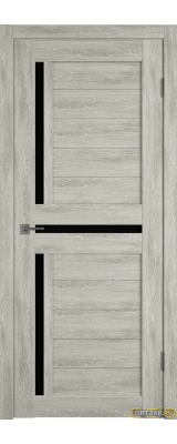 Дверь Atum 16 / Lin Vellum / Black Gloss / Владимирские двери