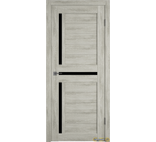 Дверь Atum 16 / Lin Vellum / Black Gloss / Владимирские двери