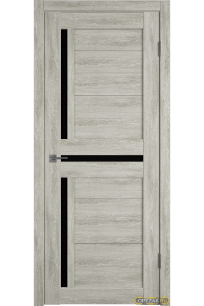 Дверь Atum 16 / Lin Vellum / Black Gloss / Владимирские двери