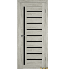 Дверь Atum 11 / Lin Vellum / Black Gloss / Владимирские двери