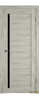 Дверь Atum 9 / Lin Vellum / Black Gloss / Владимирские двери