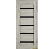 Дверь Atum 7 / Lin Vellum / Black Gloss / Владимирские двери