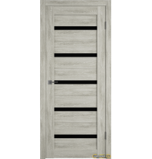 Дверь Atum 7 / Lin Vellum / Black Gloss / Владимирские двери