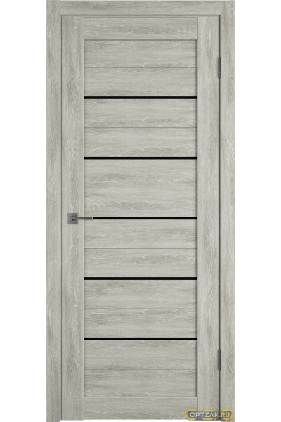 Дверь Atum 5 / Lin Vellum / Black Gloss / Владимирские двери