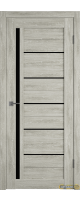 Дверь Atum 1 / Lin Vellum / Black Gloss / Владимирские двери