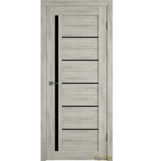 Дверь Atum 1 / Lin Vellum / Black Gloss / Владимирские двери