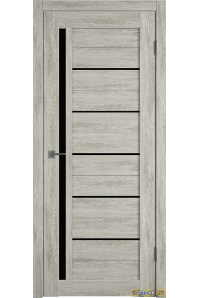 Дверь Atum 1 / Lin Vellum / Black Gloss / Владимирские двери