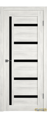Дверь Atum 18 / Nord Vellum / Black Gloss / Владимирские двери