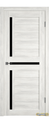 Дверь Atum 16 / Nord Vellum / Black Gloss / Владимирские двери