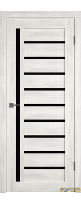 Дверь Atum 11 / Nord Vellum / Black Gloss / Владимирские двери