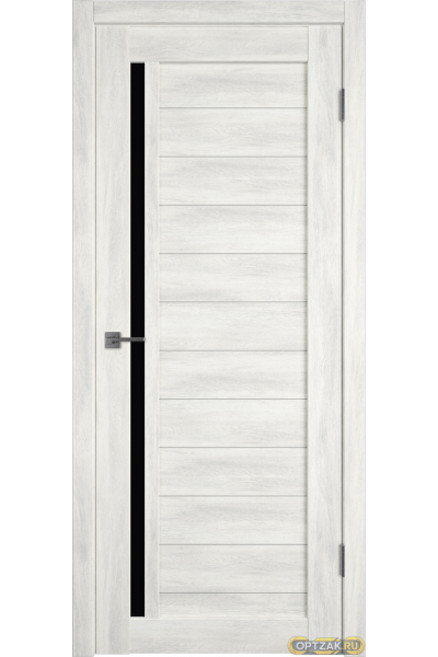 Дверь Atum 9 / Nord Vellum / Black Gloss / Владимирские двери