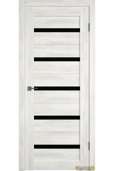 Дверь Atum 7 / Nord Vellum / Black Gloss / Владимирские двери