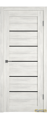 Дверь Atum 5 / Nord Vellum / Black Gloss / Владимирские двери