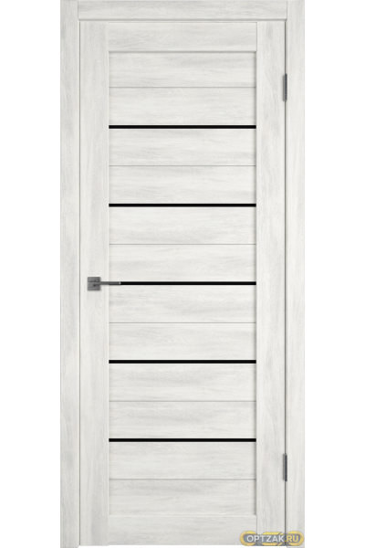 Дверь Atum 5 / Nord Vellum / Black Gloss / Владимирские двери