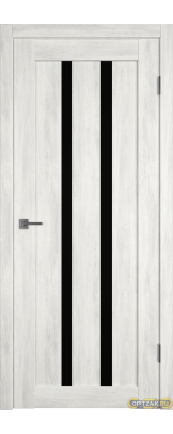 Дверь Atum 2 / Nord Vellum / Black Gloss / Владимирские двери