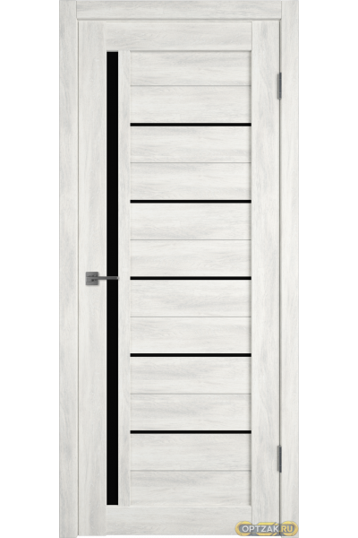 Дверь Atum 1 / Nord Vellum / Black Gloss / Владимирские двери