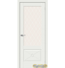 ДП ЭМА Прима-13.Ф2.0.0 White Matt White Сrystal 200*60