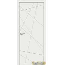 Дверь Граффити-5.Д / Цвет Super White / Двери Браво