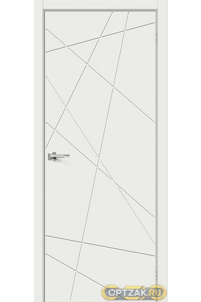 Дверь Граффити-5.Д / Цвет Super White / Двери Браво